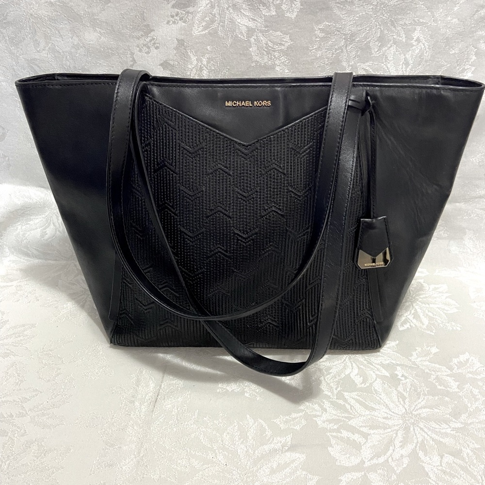 Michael Kors Black Leather Tote